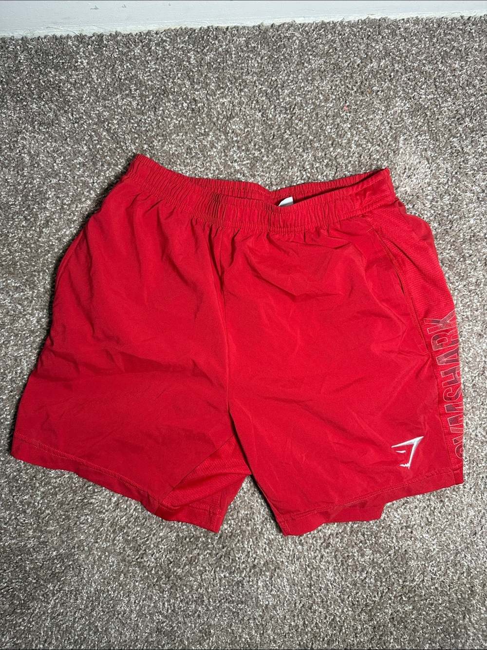 Gymshark Red Men's Athletic Training Shorts